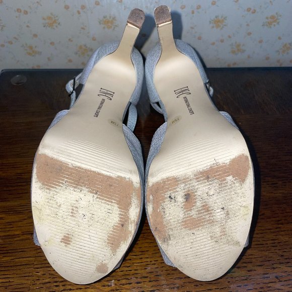 INC International Concepts Platform Peep Toe Heels - Picture 5 of 9